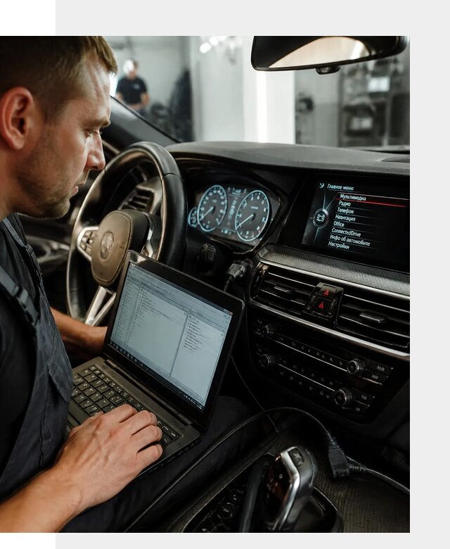 Русификация приборной панели BMW для авто в Смоленске от компании