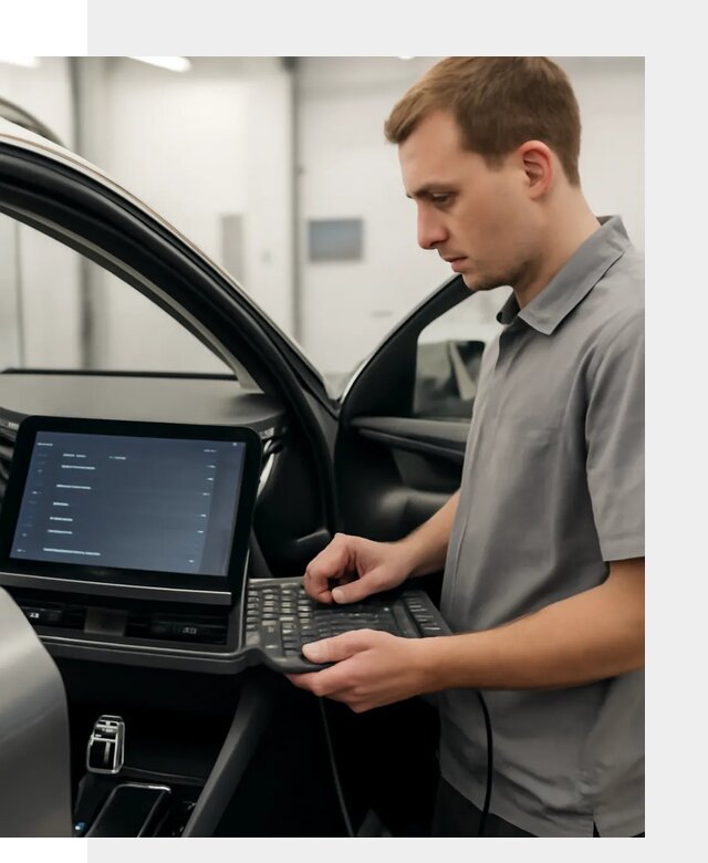 Русификация мультимедиа автомобилей Lynk Co в Смоленске