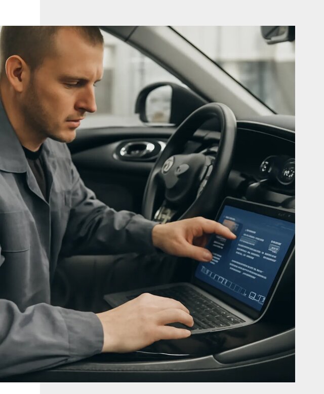 Русификация приборной панели автомобиля Lynk Co в Смоленске