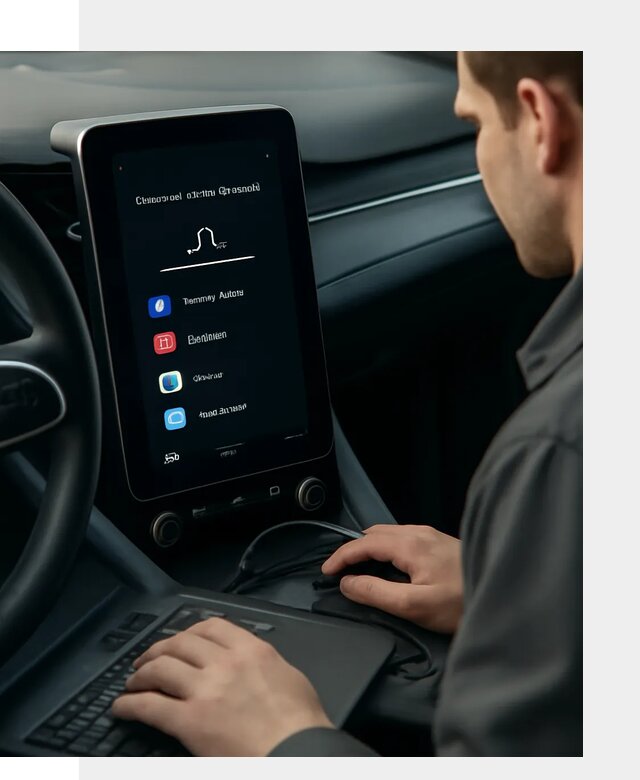 Установка приложений Lynk Co на автомобиль в Смоленске