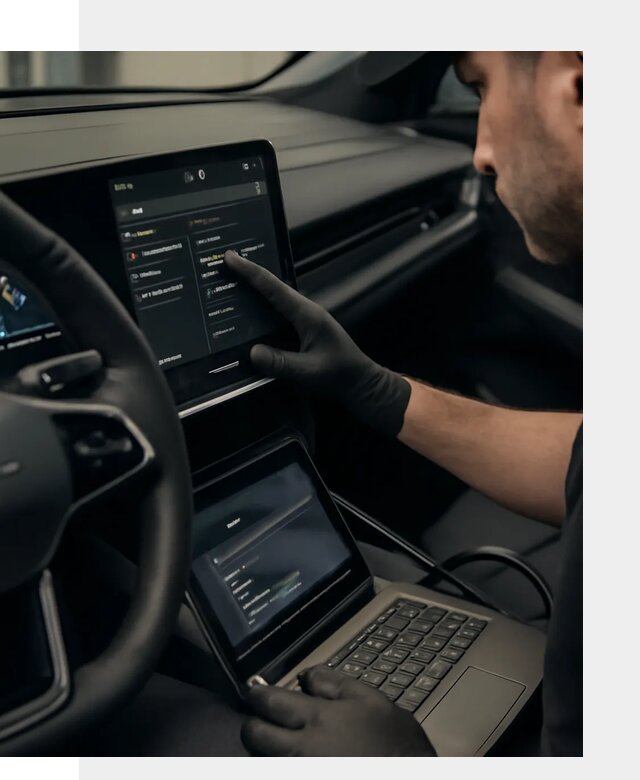 Русификация приборной панели Rising автомобиля в Смоленске